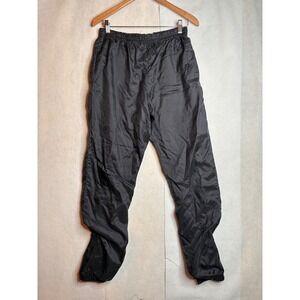 Vintage Bike Athletic Track Pants Mens Small Black‎ Nylon Windbreaker Warm Up S